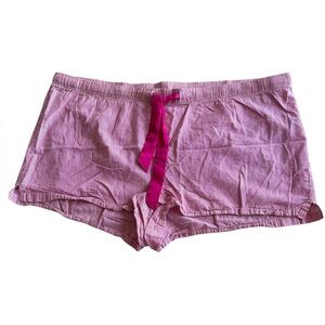 Old navy pink pin stripe plus size‎ xxl pajama lightweight shorts